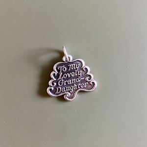 James Avery "Lovely Granddaughter" Charm (Retired)